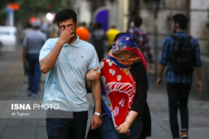 وزش باد شدید در تهران