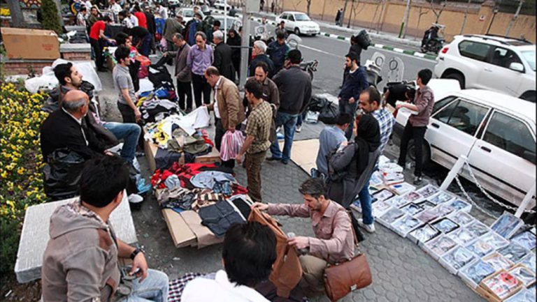 افزایش ۵۰ درصدی دستفروشی در تهران