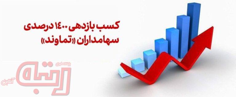 کسب بازدهی ۱۴۰۰ درصدی سهامداران “تماوند”