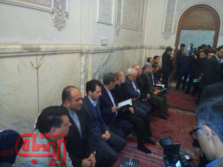 حضور روحانی در مراسم بزرگداشت دریانوردان سانچی