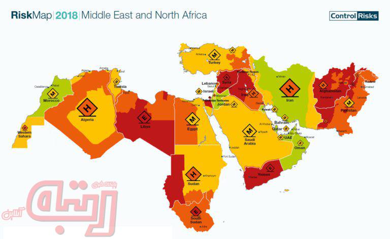 ایران دربین کشورهای کم خطر در جهان قرار گرفت